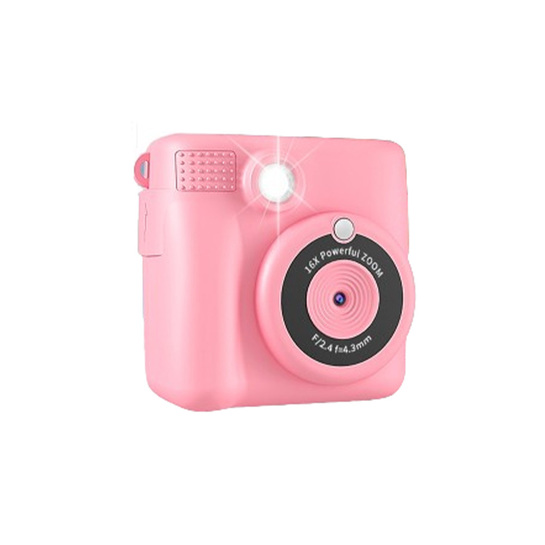 LAMTECH KID INSTANT CAMERA WITH FLASH PINK LAM114253