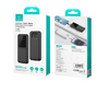 USAMS power bank US-CD194 με καλώδια, 5x έξοδοι, 10000mAh, 10W, μαύρο