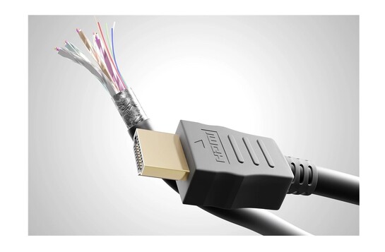 GOOBAY καλώδιο HDMI με Ethernet 51819, 4K 3D, 10.2Gbit/s, 1.5m, μαύρο