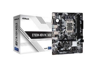 ASROCK μητρική B760M-HDV/M.2 D4, 2x DDR4, s1700, USB 3.2 Gen1, mATX