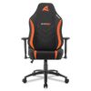 Sharkoon Skiller SGS20 Fabric Καρέκλα Gaming Δερματίνης με Ρυθμιζόμενα Μπράτσα Μαύρο/Πορτοκαλί (SGS20FBLKO) (SHRSGS20FBLKO)