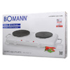 BOMANN DKP 5028 Επιτραπέζια ηλεκτρική εστία διπλή, 2500W.