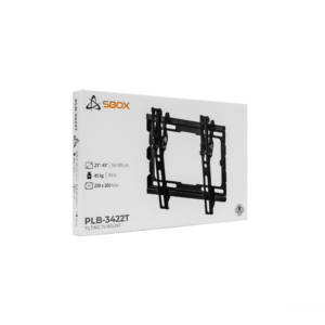 SBOX WALL MOUNT WITH TILT 23′ – 43′ VESA 200×200 MAX PLB-3422T-2