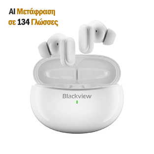 BLACKVIEW BT5.4 ENC EARBUDS WITH AI TRANSLATE FUNCTION WHITE AIRBUDS30-W