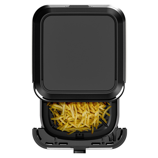 LiFE VISION XL Φριτέζα αέρος 6.3L, με ψηφιακή οθόνη LED, γυάλινο παράθυρο και φωτιζόμενο κάδο, 1300W.