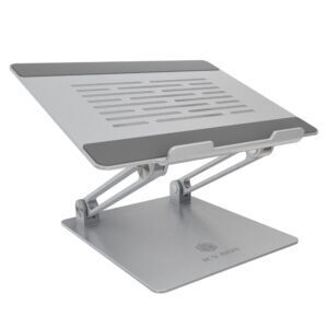 ICY BOX NON-SLIP & HEIGHT ADJUSTABLE NOTEBOOK HOLDER 17' SILVER IB-NH300