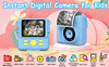 LAMTECH KID INSTANT CAMERA WITH FLASH BLUE LAM114246