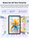 CHUWI tablet AuPad, 10.95", 8/128GB, 4G, Android 14, 7000mAh, γκρι