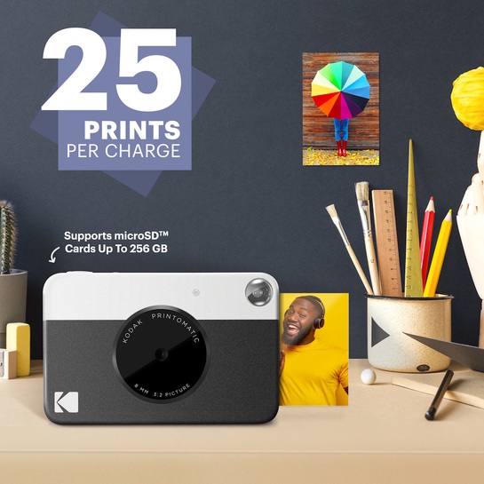 Kodak Printomatic Instant Print Camera- Μαύρη