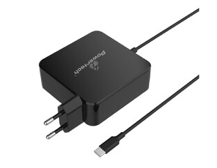 POWERTECH Laptop charger PT-703, USB Type-C PD, Universal, 65W, black