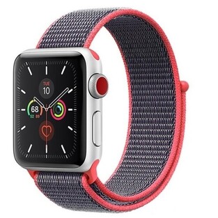 Crong Nylon Λουράκι Apple Watch Ultra/SE/8/7/6/5/4 (49/45/44mm) - Electric Pink