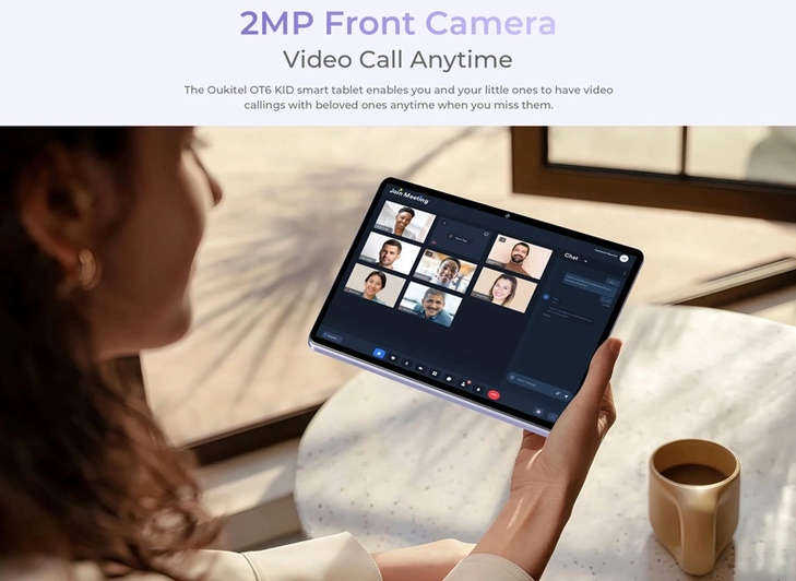 OUKITEL tablet OT6, 10.1" FHD+, 4/64GB, 8000mAh, Android 13, γκρι