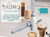BRUNO Μιξεράκι χειρός BRN-0090, 25W, καπάκι δοσομετρητής, λευκό