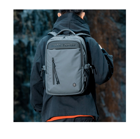 ARCTIC HUNTER τσάντα πλάτης B00534 με θήκη laptop 15.6", 21L, γκρι
