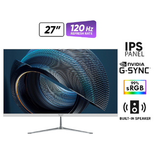 ARMAGGEDDON GAMING MONITOR 27' PIXXEL+ XTREME SERIES SUPER G120 WHITE