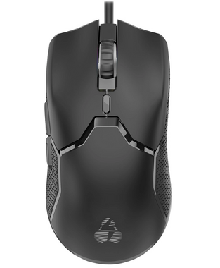 POWERTECH wired mouse PT-1289, optical, up to 1600DPI, black