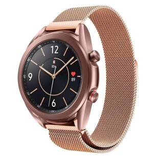 Tech-Protect Μεταλλικό Λουράκι (20mm) Milaneseband Samsung Galaxy Watch 3 41mm - Blush Gold