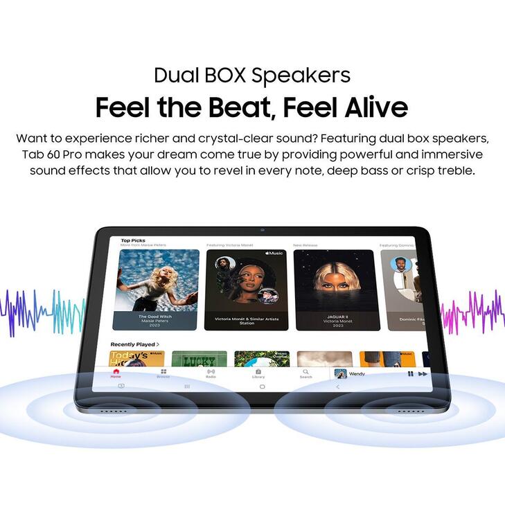 BLACKVIEW OCTA-CORE 4G LTE TABLET 10.1′ (8GB+128GB) TAB60 PRO SET ANDROID 14 GREY