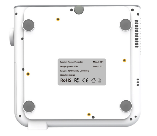 MECOOL smart βιντεοπροβολέας KP1 με TV Stick, 1080p, 700 ANSI, λευκός