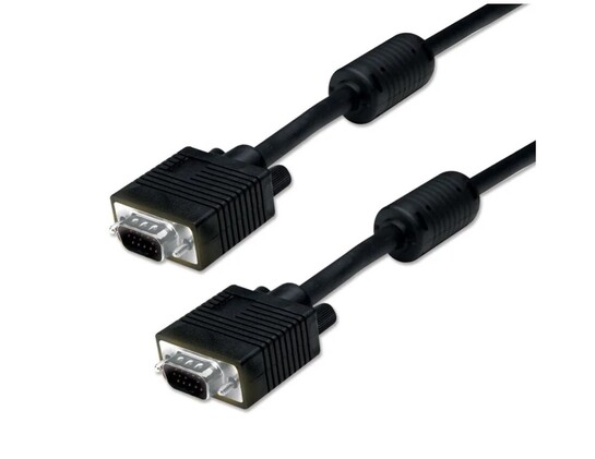 POWERTECH καλώδιο VGA 15pin CAB-G003, 1080p, CCS, 3+6, 1.5m, μαύρο