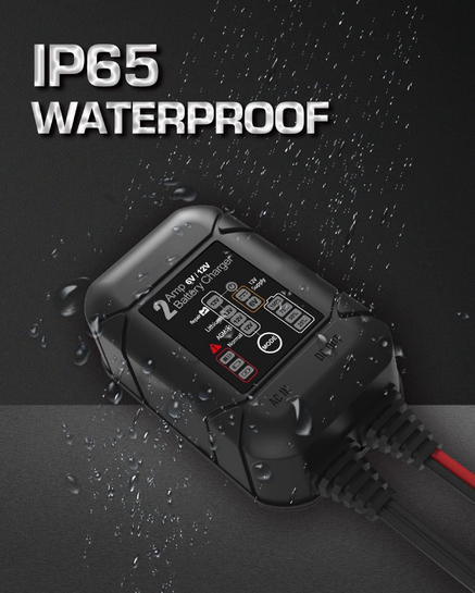 BYGD φορτιστής & συντηρητής μπαταρίας αυτοκινήτου S2000, 6-12V/2A