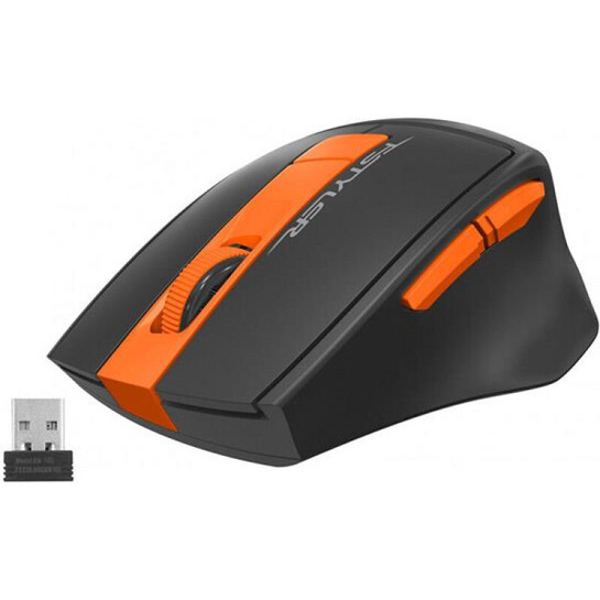 ΠΟΝΤΙΚΙ ΑΣΥΡΜΑΤΟ A4Tech FG30 2000 DPI, ΜΑΥΡΟ/ΠΟΡΤΟΚΑΛΙ