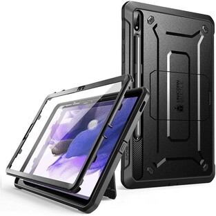 Supcase Ανθεκτική Θήκη Unicorn Beetle Pro - Samsung Galaxy Tab S7 FE 5G 12.4" T730 / T736B με Υποδοχή S Pen - Black