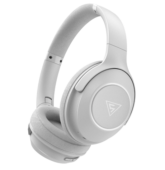 DOQAUS headphones FOCUS 5, ασύρματα & ενσύρματα, Φ40mm, 1000mAh, γκρι