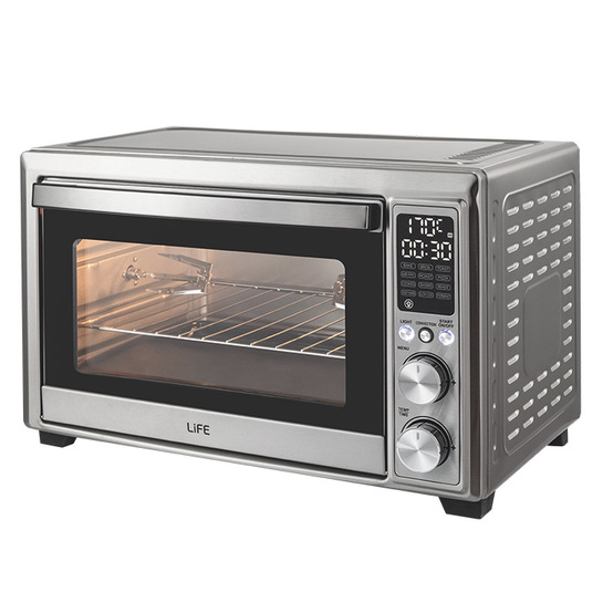LIFE BIGOVEN AF 2 σε 1 Φριτέζα αέρος & Ηλεκτρικό Φουρνάκι 30L, με ψηφιακή οθόνη, 1800W.