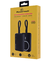 POWERTECH power bank PT-1376 με καλώδιο, 10000mah, magnetic wireless, 20W, μαύρο