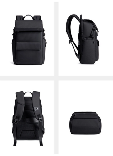 ARCTIC HUNTER τσάντα πλάτης B00562 με θήκη laptop 15.6", 20L, USB, μαύρη