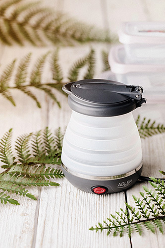 ADLER TOURIST SILICONE KETTLE 0.6L UK  AD1370UK
