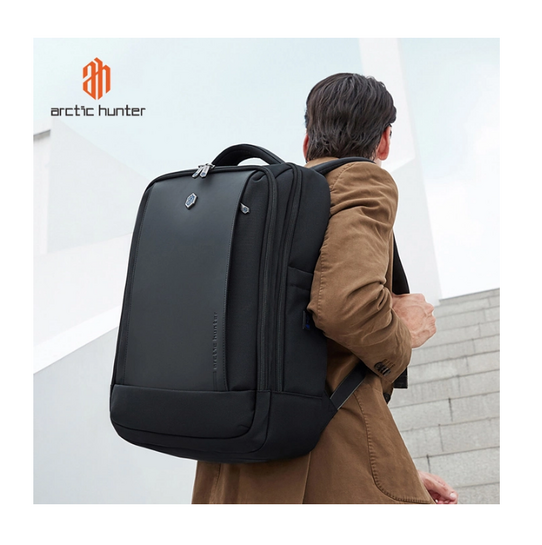 ARCTIC HUNTER τσάντα πλάτης B00550 με θήκη laptop 15.6", 23.5L, μαύρη