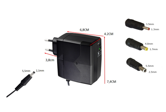 POWERTECH Mini DC UPS PT-749 με μπαταρία 2600mAh, 12V, 2.1A