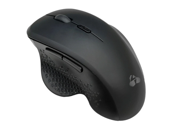 POWERTECH ασύρματο ποντίκι PT-1165, 2.4GHz & Bluetooth, 1600DPI, μαύρο