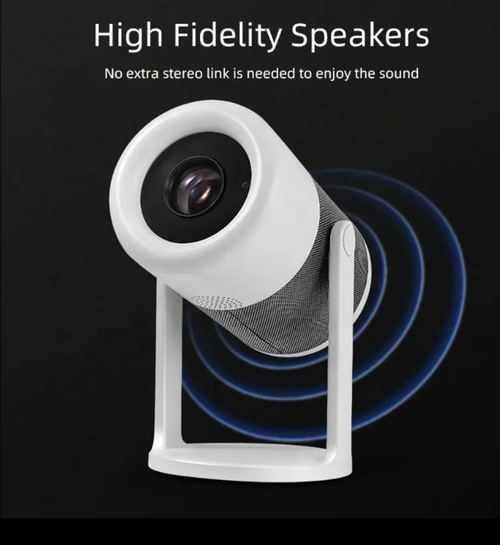 POWERTECH smart βιντεοπροβολέας PT-1305, 1080p, WiFi, Android, 170 ANSI lumens, λευκός