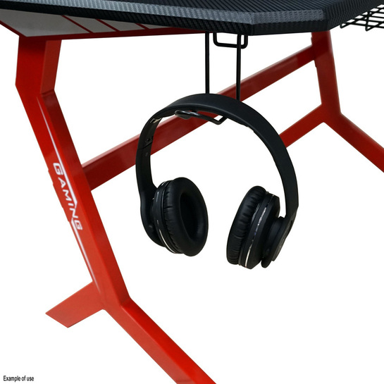 LC-POWER GAMING DESK WITH EXTRA SHELVES BLACK/RED LC-GD-1R