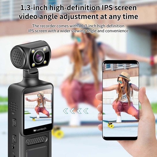 LAMTECH 4K 180ο ACTION CAMERA WITH WIFI LAM980305
