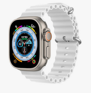 Λουράκι Σιλικόνης Dux Ducis OceanWave Bracelet Apple Watch (42/ 44/ 45/ 49mm) Λευκό