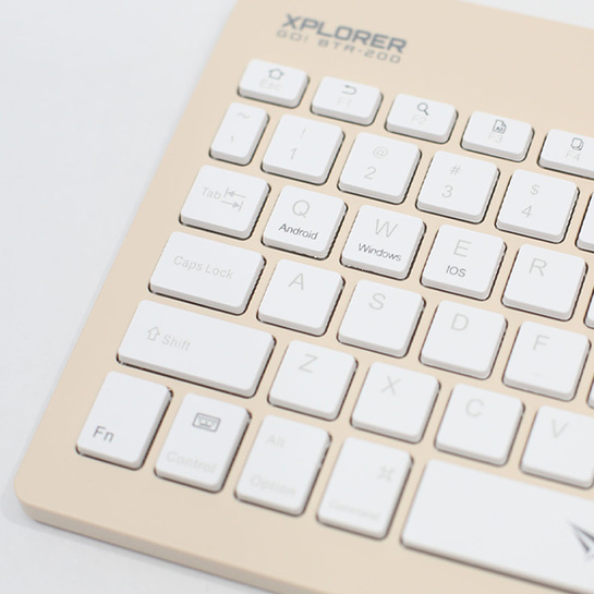 ALCATROZ WIRELESS KEYBOARD XPLORER GO! BTR 200 SAND