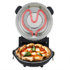 ADLER ELECTRIC PIZZA OVEN 1200W BLACK AD6314