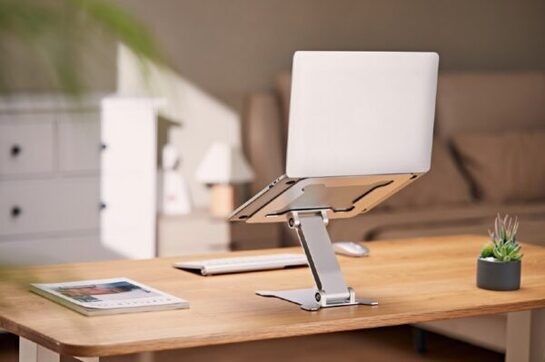 GEMBIRD FOLDABLE NOTEBOOK RISER STAND SILVER NBS-D1-03