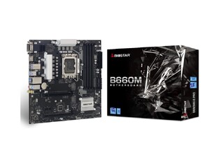 BIOSTAR μητρική B660MX-E PRO, 4x DDR4, s1700, USB 3.2, uATX, GbE, Ver. 6.0