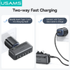 USAMS power bank CD233, USB-C/Lightning έξοδος, 4500mAh, 20W, γκρι 9,