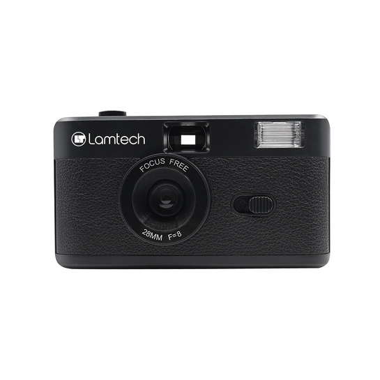 LAMTECH 35mm REUSABLE FILM CAMERA WITH FLASH BLACK LAM981036