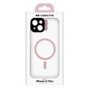 SBS CASE ME MAG CASE IPHONE 15 PLUS pink transparent backcover