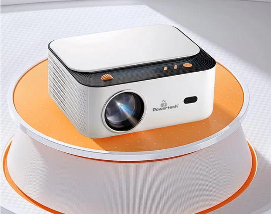 POWERTECH βιντεοπροβολέας PT-1307, 1080p, 300 ANSI lumens, λευκός