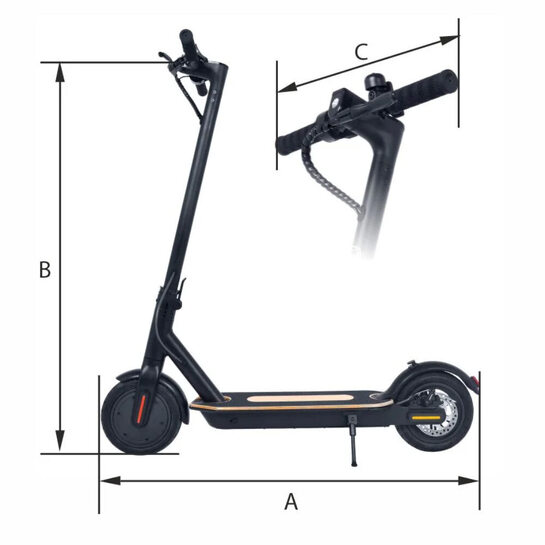 MANTA ELECTRIC SCOOTER YOUNG RIDER 8.5′ PEAK 500W LG BATTERY MES801H