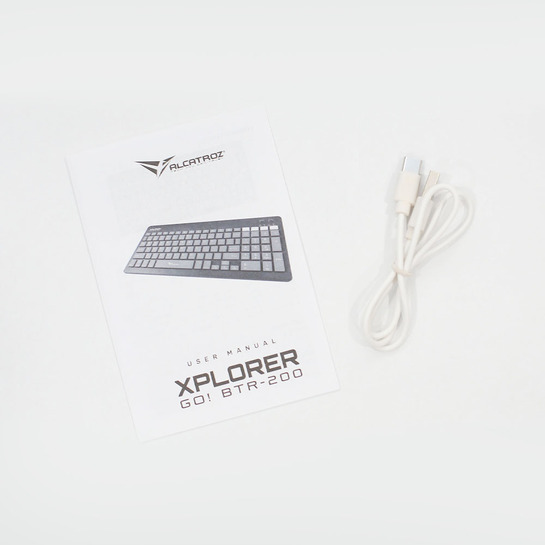 ALCATROZ WIRELESS KEYBOARD XPLORER GO! BTR 200 MIST