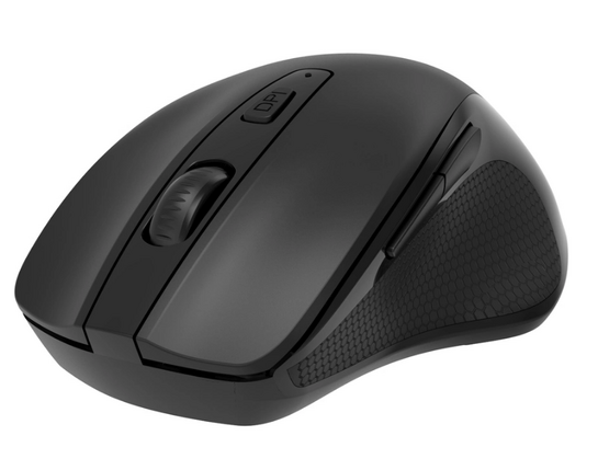 POWERTECH ασύρματο ποντίκι PT-1250, 2.4GHz & Bluetooth, 1600DPI, μαύρο